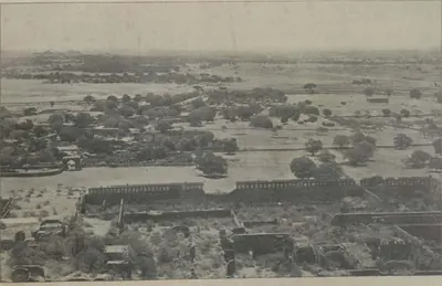 A view from the citadel over the town and plain.
